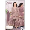 Brocade Palazzo Top Set In Cotton Silk With Resham, Sequins, And Zari Work