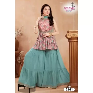 Cotton Kurti with Sharara & With Dupatta