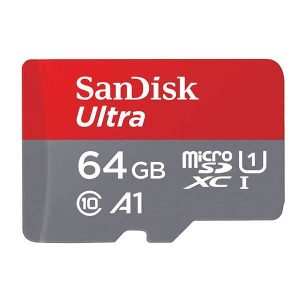 SanDisk Ultra microSDXC UHS-I Card, 64GB, 140MB/s R, 10 Y Warranty